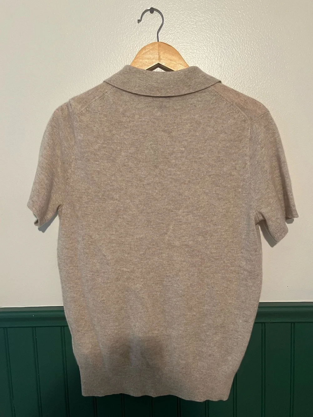 J. Crew Men's Cashmere Short Sleeve Sweater Polo Size Small NWT
